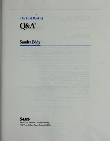 Book cover for The First Book of Q & A 4