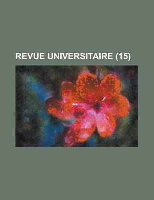 Book cover for Revue Universitaire (15)