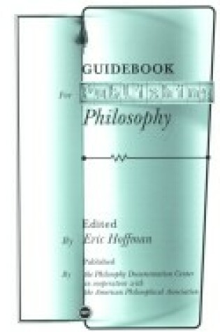 Cover of Guidebook for Publishing Philosophy