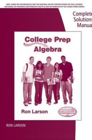 Cover of CSM College Prep Algebra