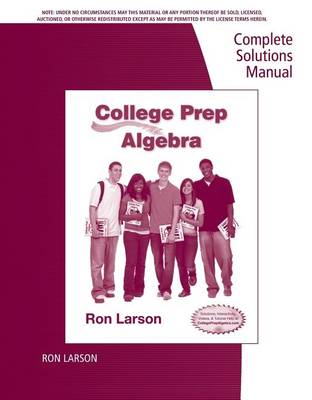 Book cover for CSM College Prep Algebra