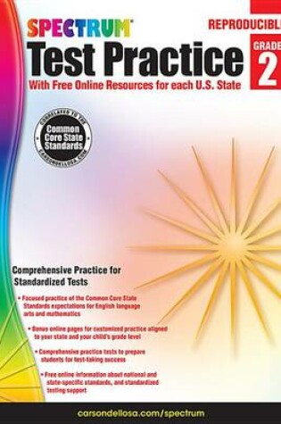 Cover of Spectrum Test Practice, Grade 2