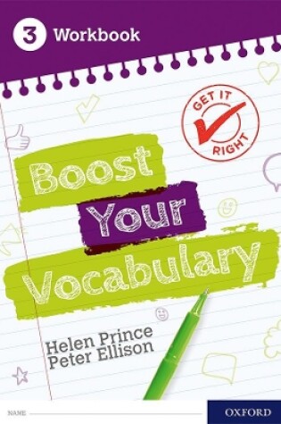 Cover of Get It Right: Boost Your Vocabulary Workbook 3 (Pack of 15)