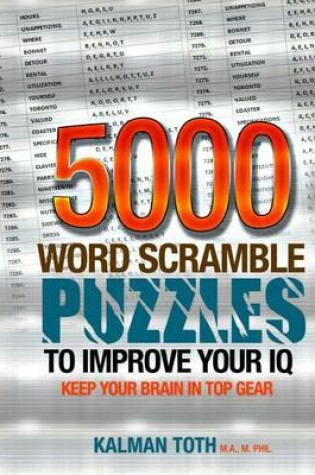 Cover of 5000 Word Scramble Puzzles to Improve Your IQ