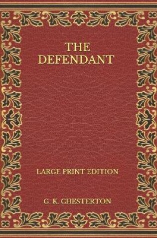 Cover of The Defendant - Large Print Edition