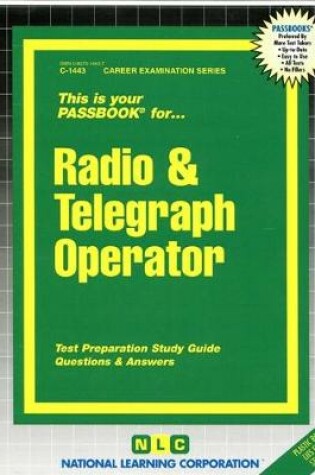 Cover of Radio and Telegraph Operator