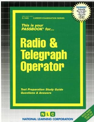 Book cover for Radio and Telegraph Operator