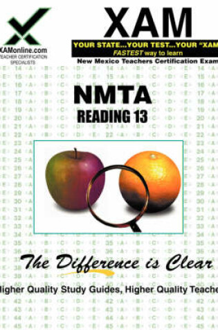 Cover of Nmta Reading 13 Teacher Certification Test Prep Study Guide