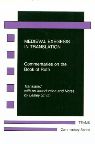 Cover of Medieval Exegesis in Translation