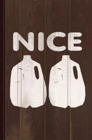 Cover of Nice Jugs Journal Notebook