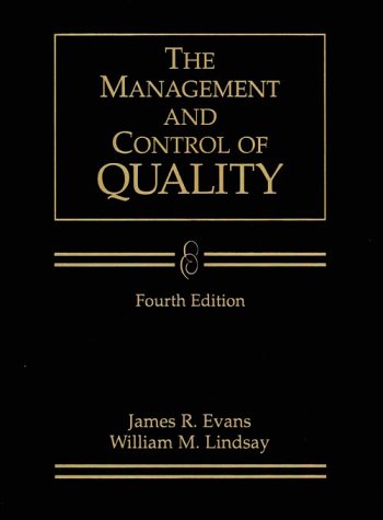 Book cover for Management and Control of Quality