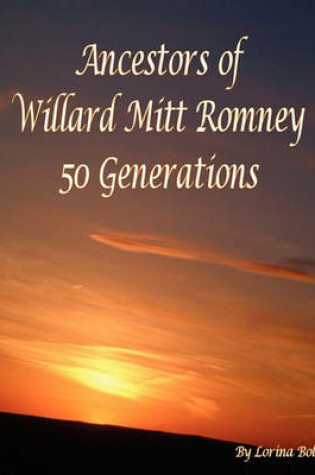 Cover of Ancestors Of Willard Mitt Romney
