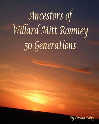 Book cover for Ancestors Of Willard Mitt Romney