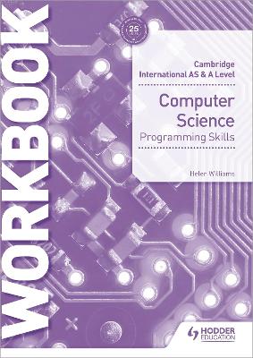 Book cover for Cambridge International AS & A Level Computer Science Programming skills workbook