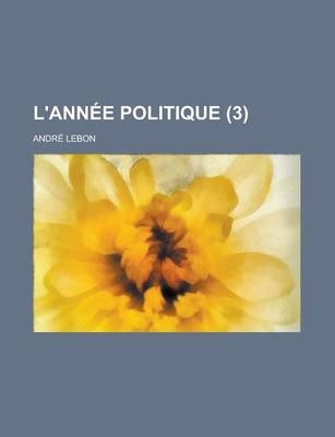 Book cover for L'Annee Politique (3)