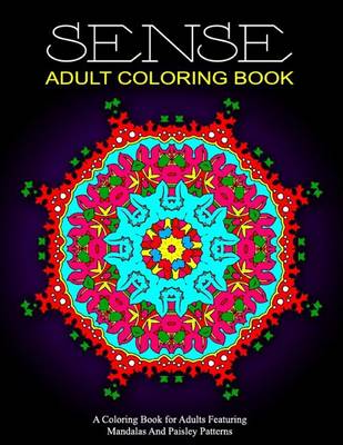 Book cover for SENSE ADULT COLORING BOOK - Vol.1