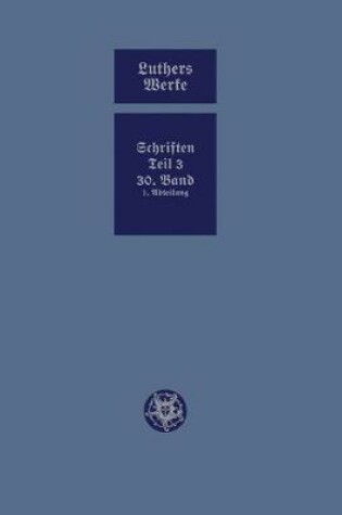 Cover of D. Martin Luthers Werke. Weimarer Ausgabe (Sonderedition)