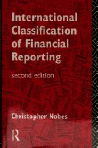 Cover of International Classification of Financial Reporting