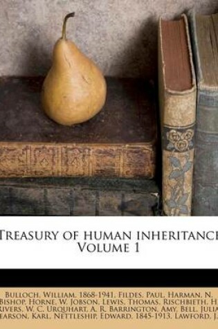 Cover of Treasury of Human Inheritance Volume 1