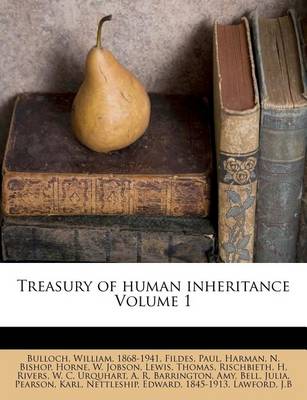 Book cover for Treasury of Human Inheritance Volume 1