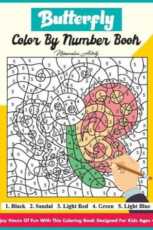 Cover of Butterfly Color By Number Book