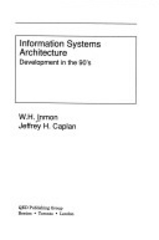 Cover of Information Systems Architecture in the 90's