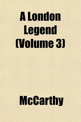 Book cover for A London Legend (Volume 3)