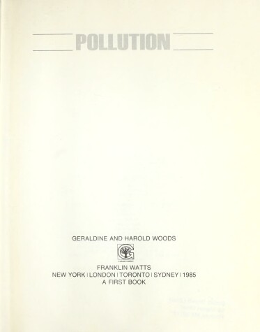 Book cover for Pollution