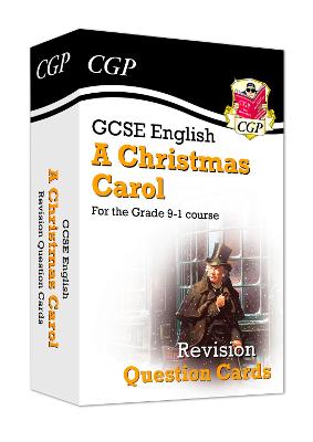 Book cover for GCSE English - A Christmas Carol Revision Question Cards