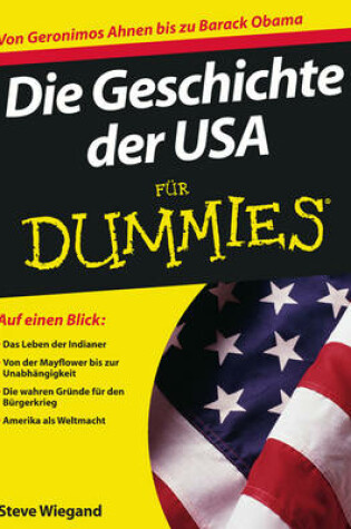 Cover of Geschichte der USA Fur Dummies