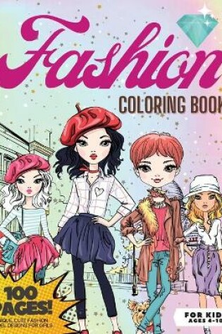 Cover of Fashion Coloring Book, 100 pages