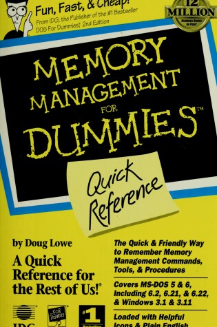 Cover of Memory Management for Dummies Quick Reference