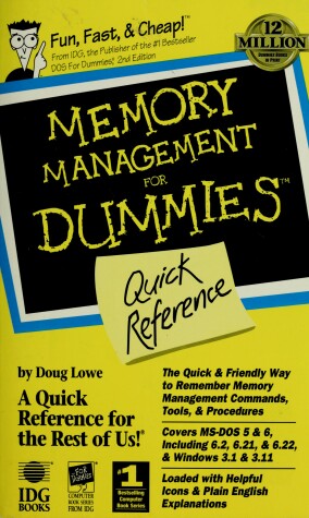 Cover of Memory Management for Dummies Quick Reference