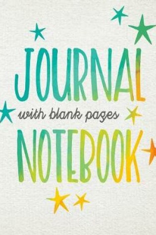 Cover of Journal Notebook With Blank Pages