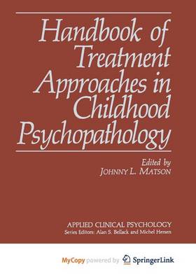 Book cover for Handbook of Treatment Approaches in Childhood Psychopathology