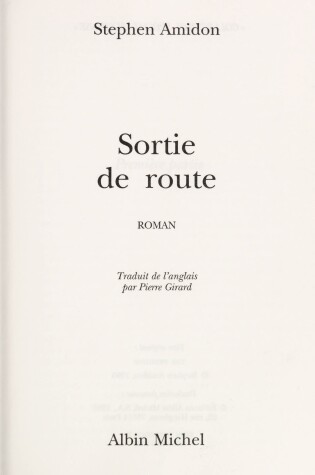 Cover of Sortie de Route