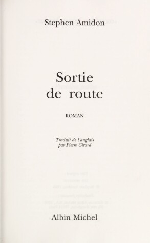 Book cover for Sortie de Route