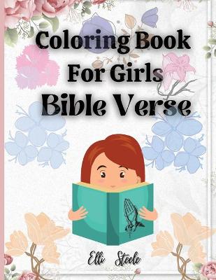 Book cover for Coloring Book For Girls Bible Verse
