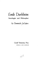 Book cover for Emile Durkheim