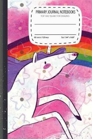 Cover of primary journal notebooks Top Half Blank For Drawing