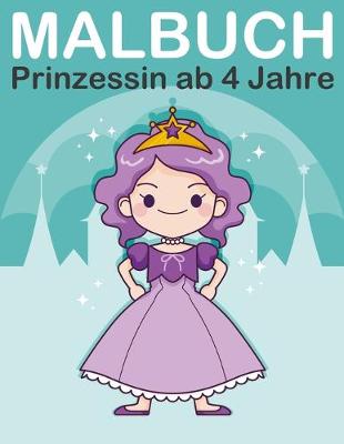 Cover of Malbuch Prinzessin ab 4 Jahre