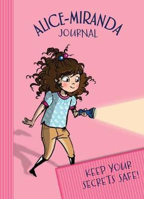 Book cover for Alice-Miranda Journal with lock and key