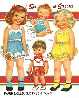 Book cover for Six Little Steppers Paper Dolls