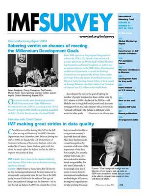 Book cover for IMF Survey No.14, 2004