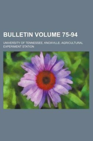 Cover of Bulletin Volume 75-94