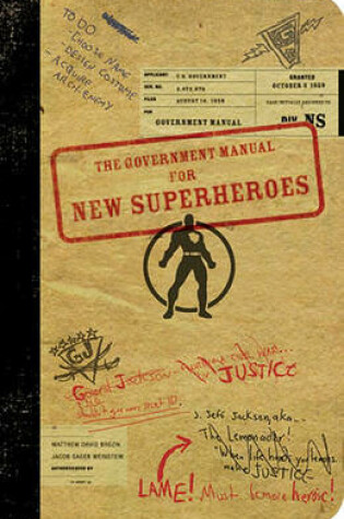 Cover of The Government Manual for New Superheroes