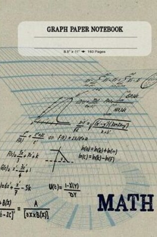 Cover of Math Graph Paper Notebook