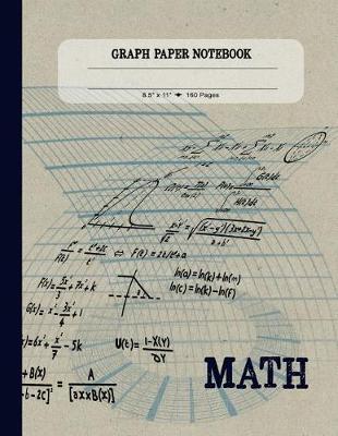 Book cover for Math Graph Paper Notebook