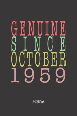 Book cover for Genuine Since October 1959