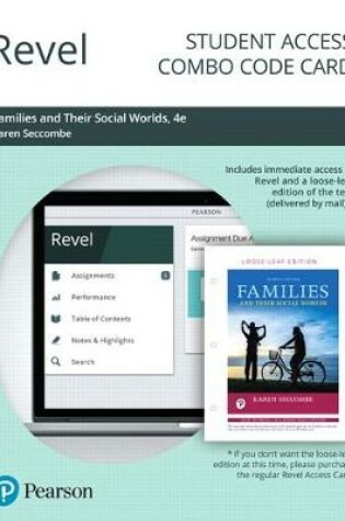 Cover of Revel for Families and Their Social Worlds -- Combo Access Card